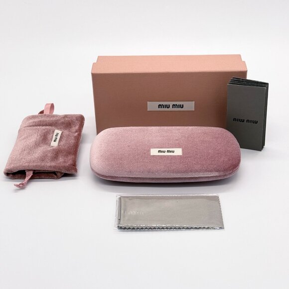 NEW MIU MIU SMU 09Z 1AB07O BLACK GREEN WOMEN SUNGLASSES MU09ZS 1AB07O MIU MIU - Picture 13 of 13